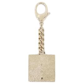 Chanel-Chanel ABC622 Keychain-White,Golden