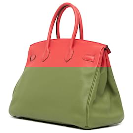 Hermès-Hermès Red Togo Birkin Retourne 35-Red