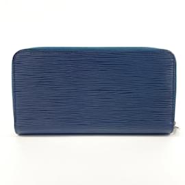 Louis Vuitton-Louis Vuitton Zippy Wallet in Navy Epi Leather-Navy blue