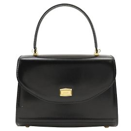 Schwarze Lederhandtasche Bally Schwarz
