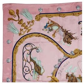 Hermès-Hermes Carree90 Scarf in Pink-Pink