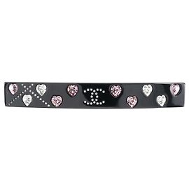 Barrette Coco Mark de Chanel Noir