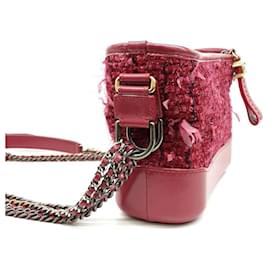 Chanel-Chanel Tweed Gabrielle Hobo Bag Small -Pink