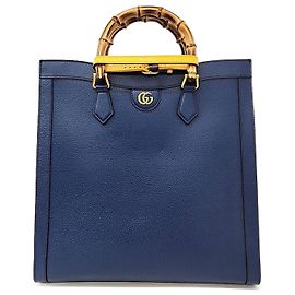 Gucci Diana Große Tragetasche Blau