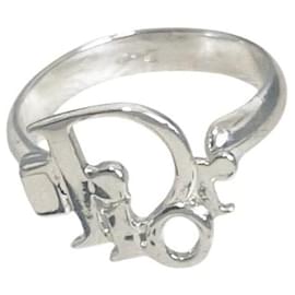 Silberne Logo-Ring Christian Dior Silber
