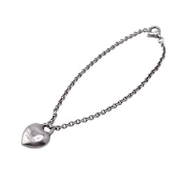 Tiffany & Co-Pulseira charm Full Heart de volta da Tiffany-Prata
