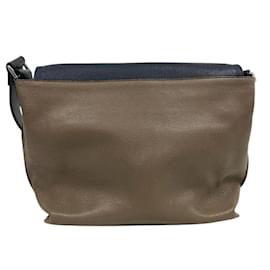 Loewe-Loewe Military Anagram Bag-Beige,Navy blue