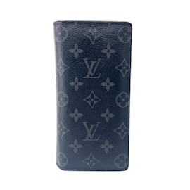 Louis Vuitton-Louis Vuitton Monogram Eclipse Long Wallet-Black,Monogram