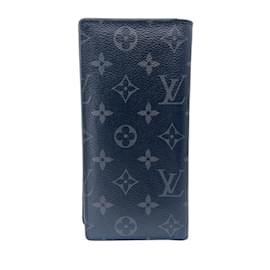 Louis Vuitton-Louis Vuitton Monogram Eclipse Long Wallet-Black,Monogram