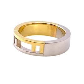Fendi-Fendi Gold Plated Band Ring-Other