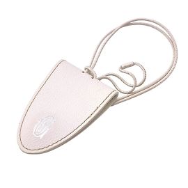 Porte-clés en cuir blanc Goyard Blanc