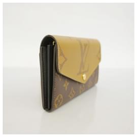 Louis Vuitton-Louis Vuitton Long Wallet Monogram Reverse Portefeuille Sarah-Brown