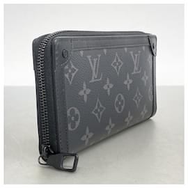 Louis Vuitton-Louis Vuitton Long Wallet Monogram Eclipse Trunk Zippy M80558-Black