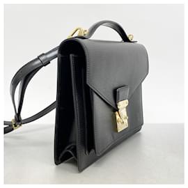 Louis Vuitton-Louis Vuitton Epi Monceau Handbag-Black