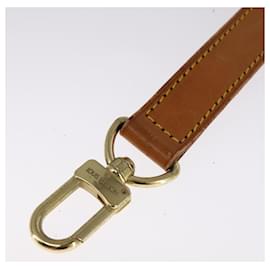 Louis Vuitton-LOUIS VUITTON Adjustable Shoulder Strap Leather 36.6""-44.1"" Beige Auth 103705-Beige