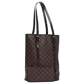 Louis Vuitton-LOUIS VUITTON Damier Ebene Bucket GM Shoulder Bag SPO N42236 LV Auth 110759-Other