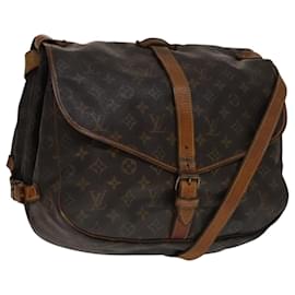 Louis Vuitton-LOUIS VUITTON Monogram Saumur 35 Shoulder Bag M42254 LV Auth 108141-Monogram