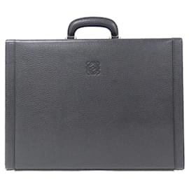 Loewe-Loewe Black Leather Handbag-Black