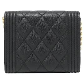 Chanel-Chanel Boy Line AP2206 Chain Clutch Bag-Black