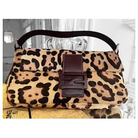 Fendi-Baguette vintage-Imprimé léopard