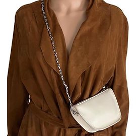 Burberry Micro Shield Pearl Lammleder Handtasche Beige Beige