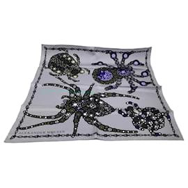 Alexander Mcqueen-Silk scarf Alexander McQueen-Multiple colors