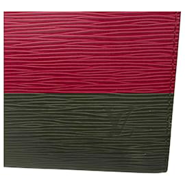 Louis Vuitton-Louis Vuitton Fuchsia Epi Pochette Toilette 26 Clutch Bag-Pink