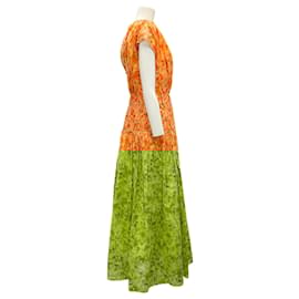Autre Marque-Acler Peach Parfait Bicknell Dress-Orange
