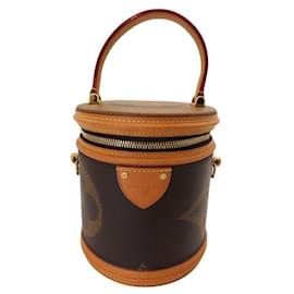 Louis Vuitton-Louis Vuitton Monogram Giant Reverse Cannes Handbag-Brown