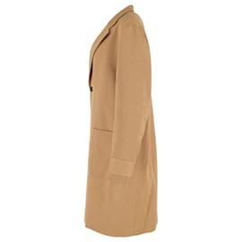 Marni-Marni Long Coat in Brown Wool-Brown