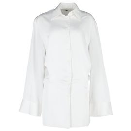 Autre Marque La camicia oversize Frankie Shop in cotone bianco Bianco Crudo