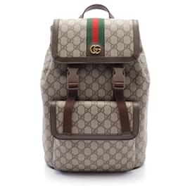 Gucci-Gucci Ophidia GG Supreme Backpack-Brown,Beige