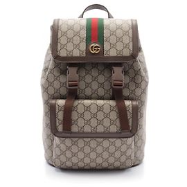 Sac à dos Gucci Ophidia GG Supreme Marron Beige