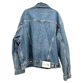 Calvin Klein-CALVIN KLEIN Jackets T.International M Cotton-Blue