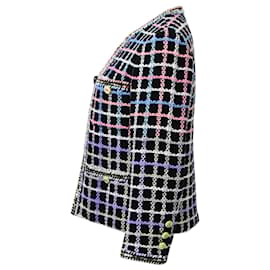 Chanel-Chanel 2022 Printed Evening Tweed Jacket in Multicolor Cotton-Multiple colors