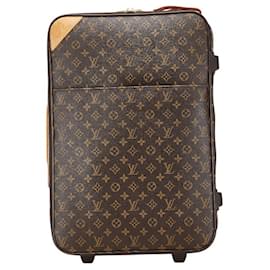Louis Vuitton-Louis Vuitton Monogram Pegase 55 Suitcase Brown-Brown
