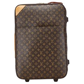 Valigia Louis Vuitton Monogram Pegase 55 Marrone Marrone