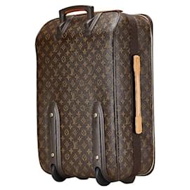 Louis Vuitton-Louis Vuitton Monogram Pegase 55 Suitcase Brown-Brown