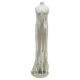 Autre Marque-NON SIGNE / UNSIGNED Dresses T.FR 38 Polyester-Beige