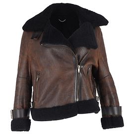 Giacca in shearling Canada Goose in pelle di pecora marrone Marrone