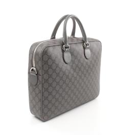 Gucci-Pasta média Gucci Ophidia GG Supreme-Cinza