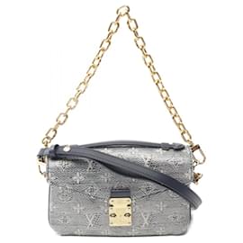 Louis Vuitton-Louis Vuitton Pochette Metis EW Handbag Navy M22834-Blue