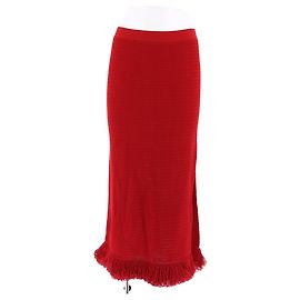 BOTTEGA VENETA Gonne T.International L Cotone Rosso