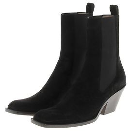 KHAITE Ankle boots T.EU 40.5 Suede Black