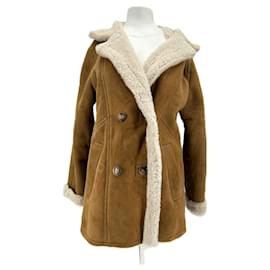 Abrigos GERARD DAREL T.0-5 2 de piel de oveja Camello