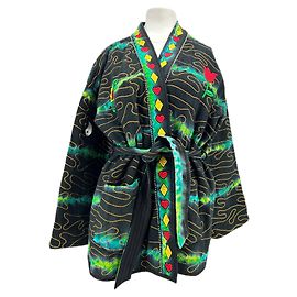 Autre Marque MONOKI Giacche T.International M Cotone Verde