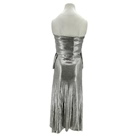Autre Marque-NON SIGNE / UNSIGNED Dresses T.FR 36 Polyester-Silvery