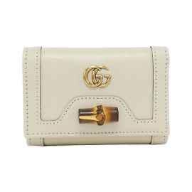 Gucci Diana Dreifach-Brieftasche Weiß