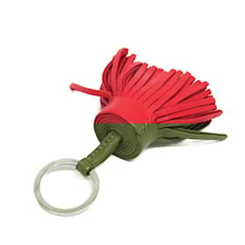 Hermès-Hermes Carmen Keyring in Red-Red