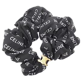 Céline Scrunchie in seta Celine Nero D'oro